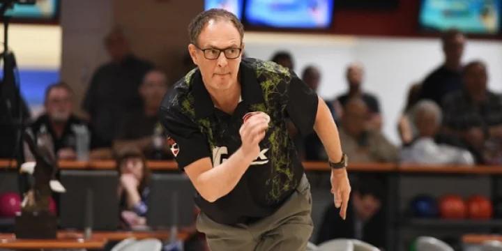 Picking up where he left off, defending champion Mika Koivuniemi takes first-round lead at Suncoast PBA Senior U.S. Open