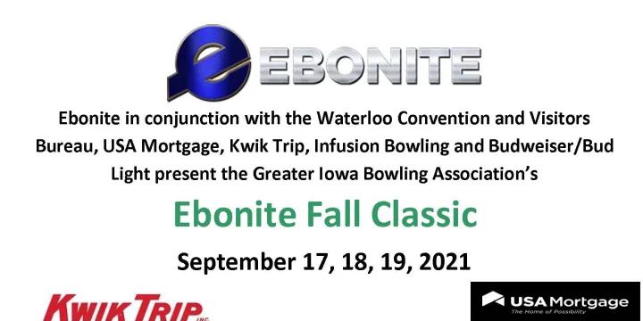 GIBA Ebonite Fall Classic set for Sept. 17-19 at new Maple Lanes in Waterloo, Iowa