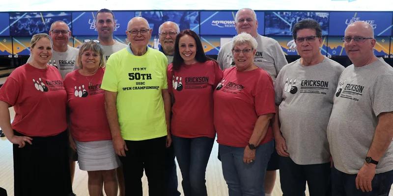 Cancer changes his plan, but McFarland’s Dave Erickson will compete in milestone 50th USBC Open Championships this week