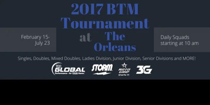 Rick Ramsey’s BTM, 9-Pin No Tap, 1-2-3 tournaments set for Orleans during USBC Open Championships in Las Vegas