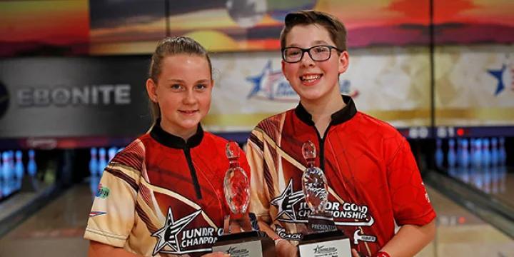 Future of bowling on display in 2017 Junior Gold Championships U12 title matches won by Brandon Bohn, Karina Capron?