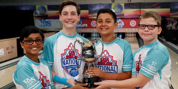 California’s Cloverleaf Strikers beat Georgia All Stars 3-1 to win U12 title at 2017 USA Bowling National Championships