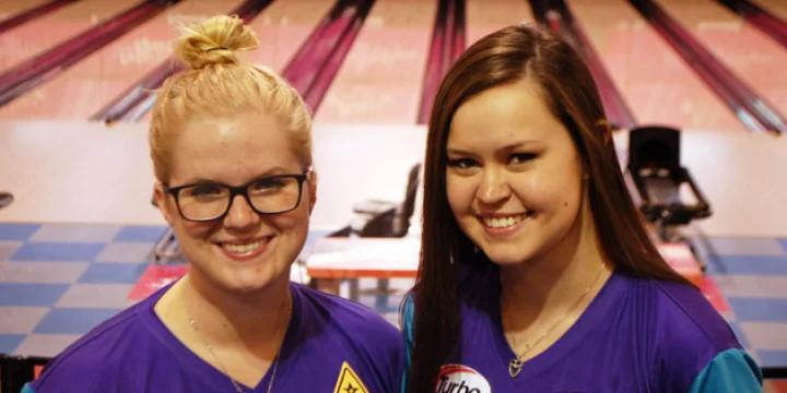 Katelyn Simpson, Mary Wells fire 1,378 to soar into doubles lead at USBC Women's Championships