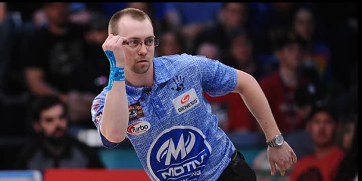 E.J. Tackett overcomes more conditions than just the oil pattern to lead PBA Xtra Frame Parkside Lanes Open after first round