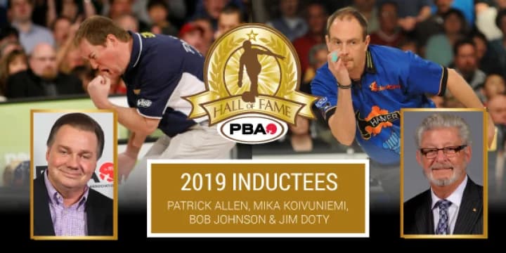 As expected, Patrick Allen, Mika Koivuniemi elected to PBA Hall of Fame; veteran writer Bob Johnson, long-time PBA host Jim Doty also to be inducted