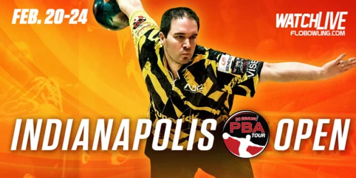 Matthew Staninger tops among 15 players advancing from PTQ into 2-pattern 2019 Go Bowling! PBA Indianapolis Open