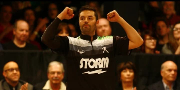 Jason Belmonte loses lead, then closes with 300 to regain top spot heading into final round of match play at 2-pattern 2019 Go Bowling! PBA Indianapolis Open
