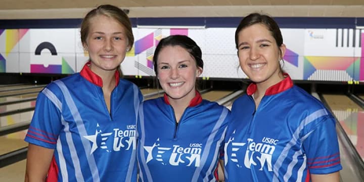Junior Team USA girls take gold, boys silver in trios at 2019 PABCON Youth Championships