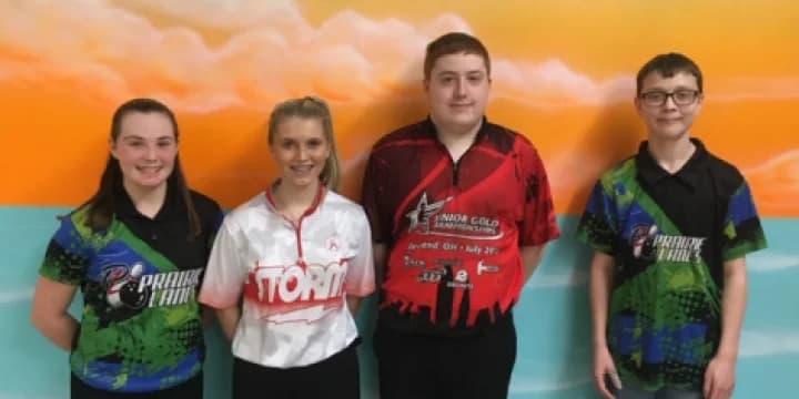 Collin Krachey, Zoey Darwin, Colton Moen, Tayler Baker take top spots in BYBT at Village Lanes