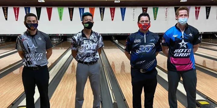 Darren Tang edges Jason Belmonte to make second animal pattern show; Jakob Butturff, B.J. Moore, Carsten Hansen also make TV finals of 2020 PBA Scorpion Championship