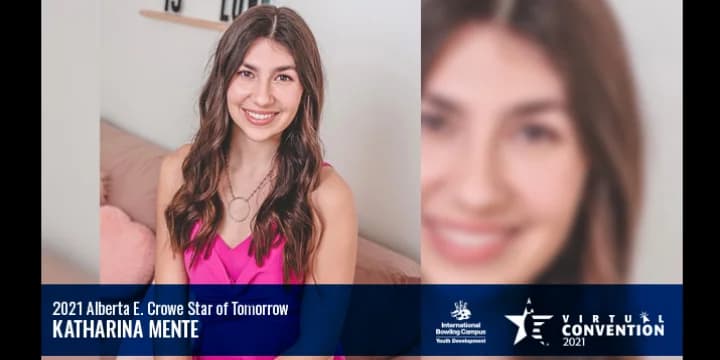 Katharina Mente named 2021 Alberta E. Crowe Star of Tomorrow
