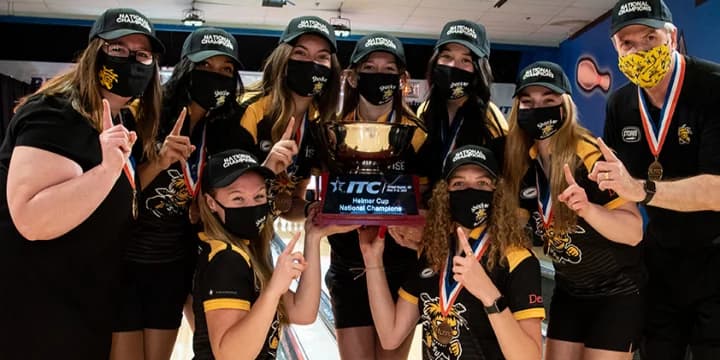 MVP Madison Janack, left lane are keys to Wichita State women's victory in Intercollegiate Team Championships title match