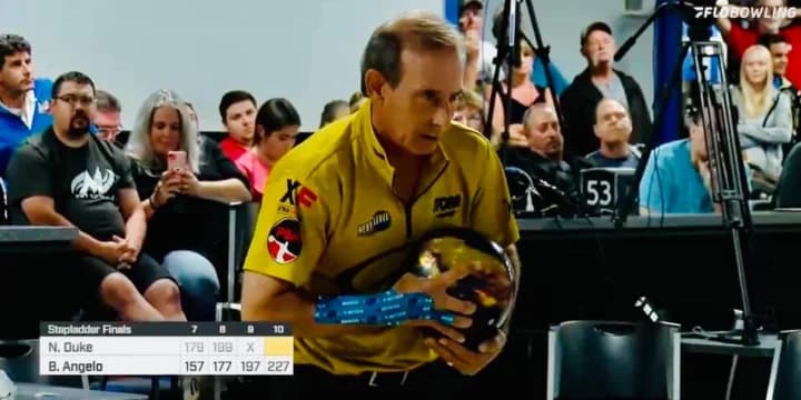 Norm Duke fights through an aching wrist to run the stepladder to win the 2021 PBA50 David Small's JAX 60 Open