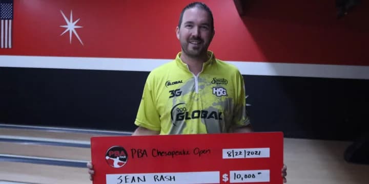 Sean Rash gives himself a birthday present: PBA Tour title 17 by winning PBA Chesapeake Open; Darren Tang takes Summer Tour points top prize