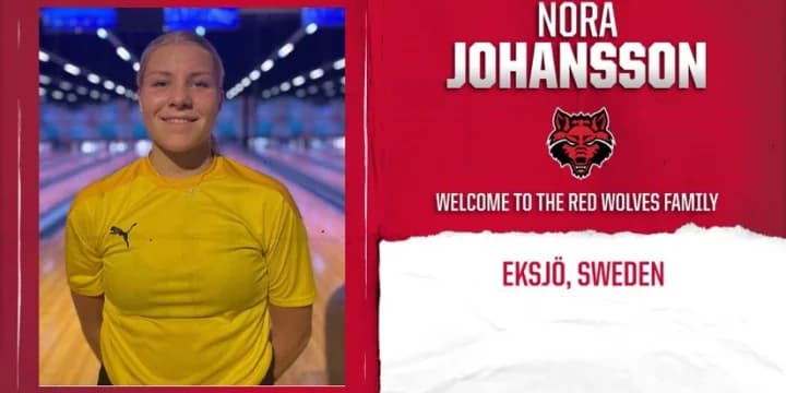 Update: Swedish 2-hander Nora Johansson doesn't make it to Arkansas State after signing national letter of intent for 2022-23