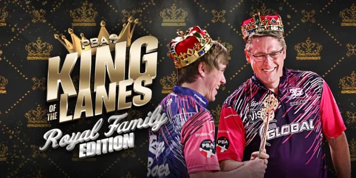 Brady Smallwood steals the show before Barneses outstrike Russells to retain throne in Show 2 of PBA King of the Lanes: Royal Family Edition   