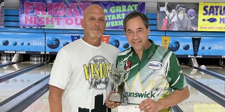 Parker Bohn III makes it Bohn 2, Barnes 0 this month by beating Chris Barnes to win 2022 PBA50 Cup