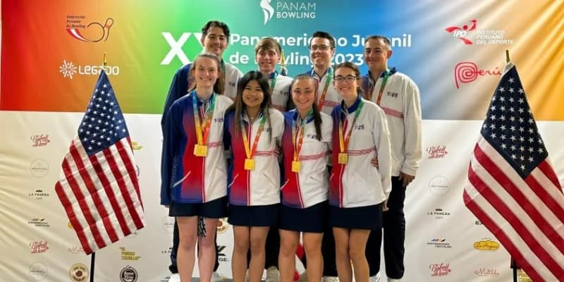 Junior Team USA caps dominating performance by sweeping 8 medals available on final day of 2023 PANAM Bowling Youth Championship