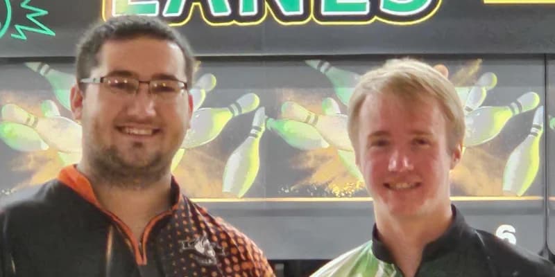 Cody Weigel defeats Alex Leeman to win Wolf River Scratch Bowlers Tour at T & C Lanes in Wittenberg