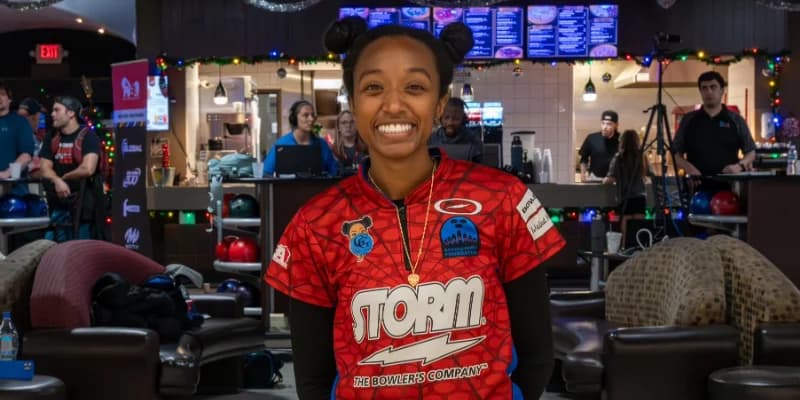 Gazmine Mason wins final 6 matches to lead heading into final day of 2023 PWBA Regional Showdown