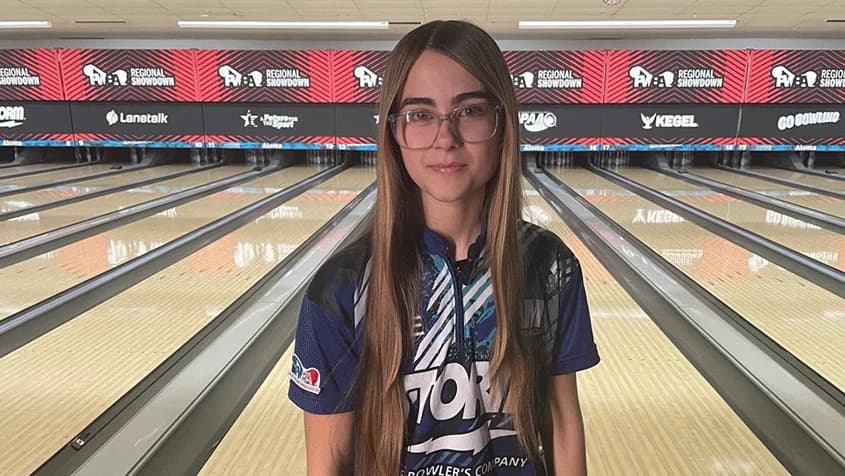 Junior Team USA member Kaitlyn Stull leads after first round of match play at 2024 PWBA Regional Showdown