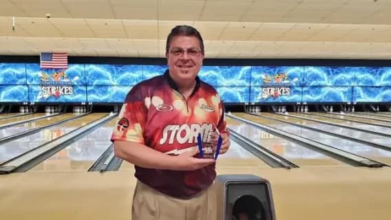 Brad Angelo averages 246-plus to lead after Day 1 of season-opening 2025 PBA50 Fort Myers Classic