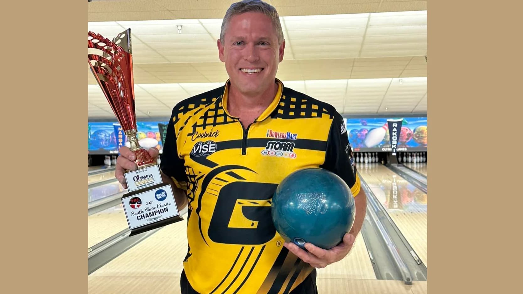 Slump buster: Chris Barnes survives a trainwreck frame to win the 2025 PBA South Shore Classic