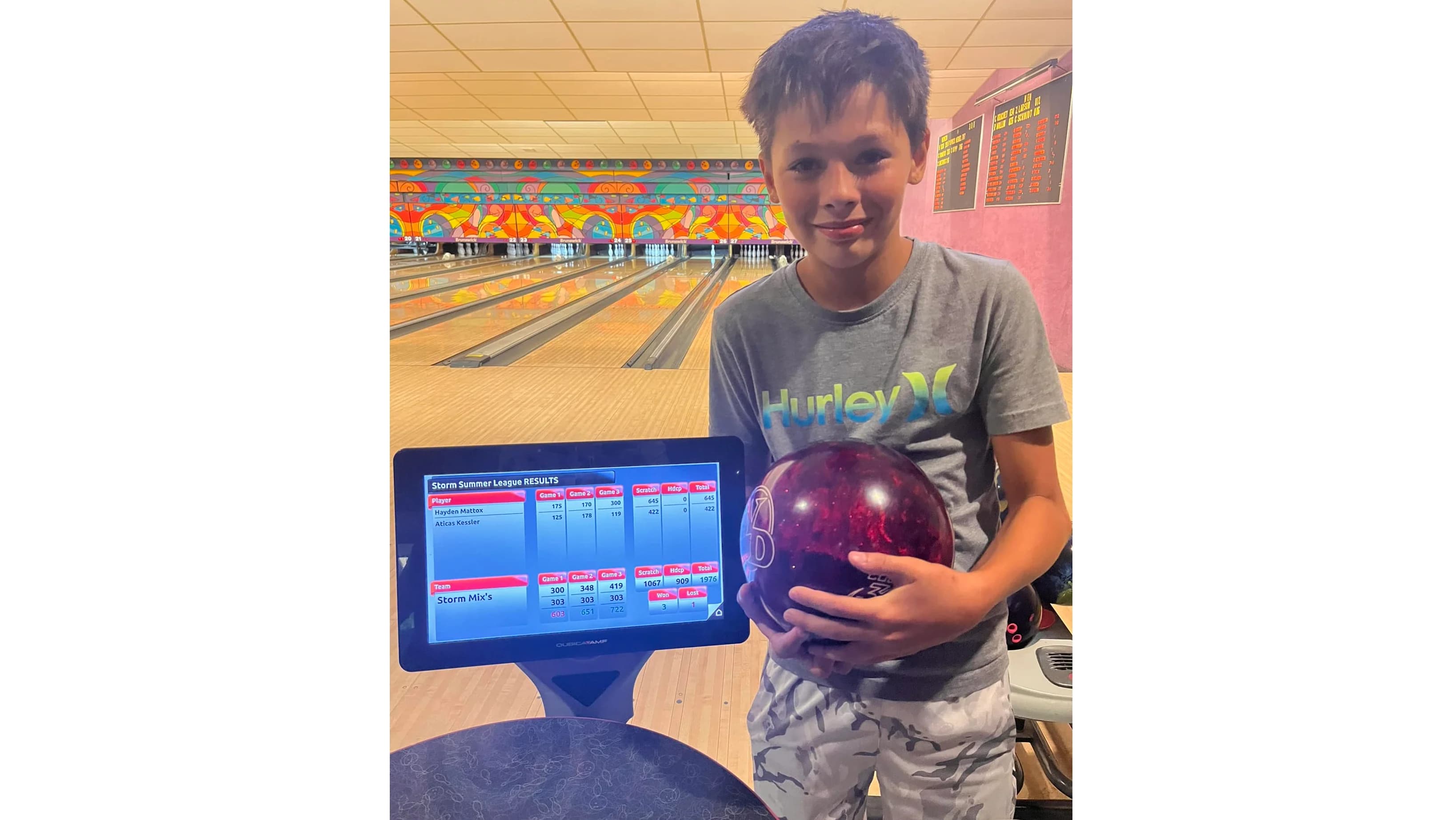 Perfect games by 13-year-old Hayden Mattox, Devan Andruss highlight Madison area summer league scoring