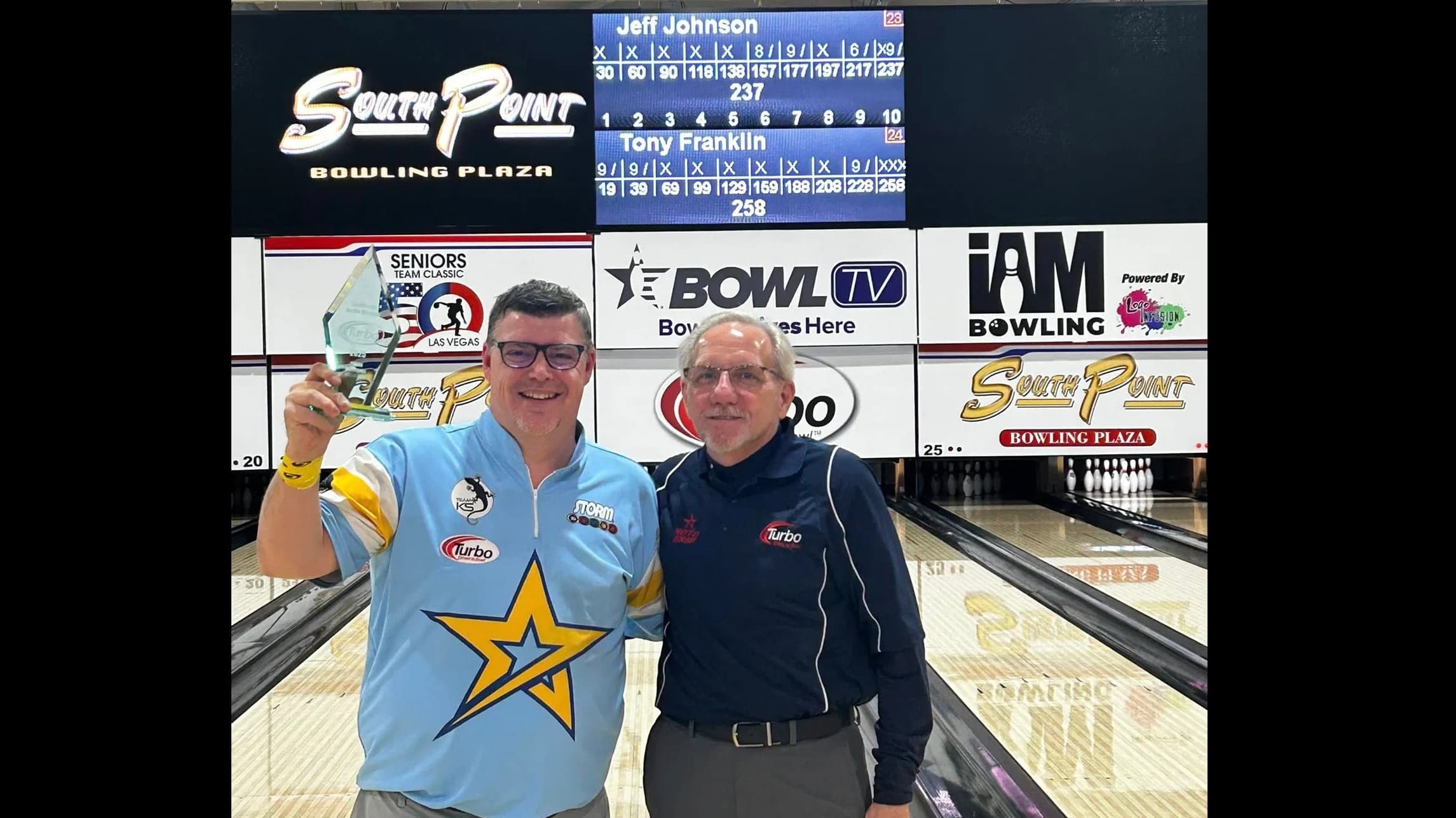 Top seed Tony Franklin beats Jeff Johnson to win 2025 South Point Senior Shootout Turbo Challenge