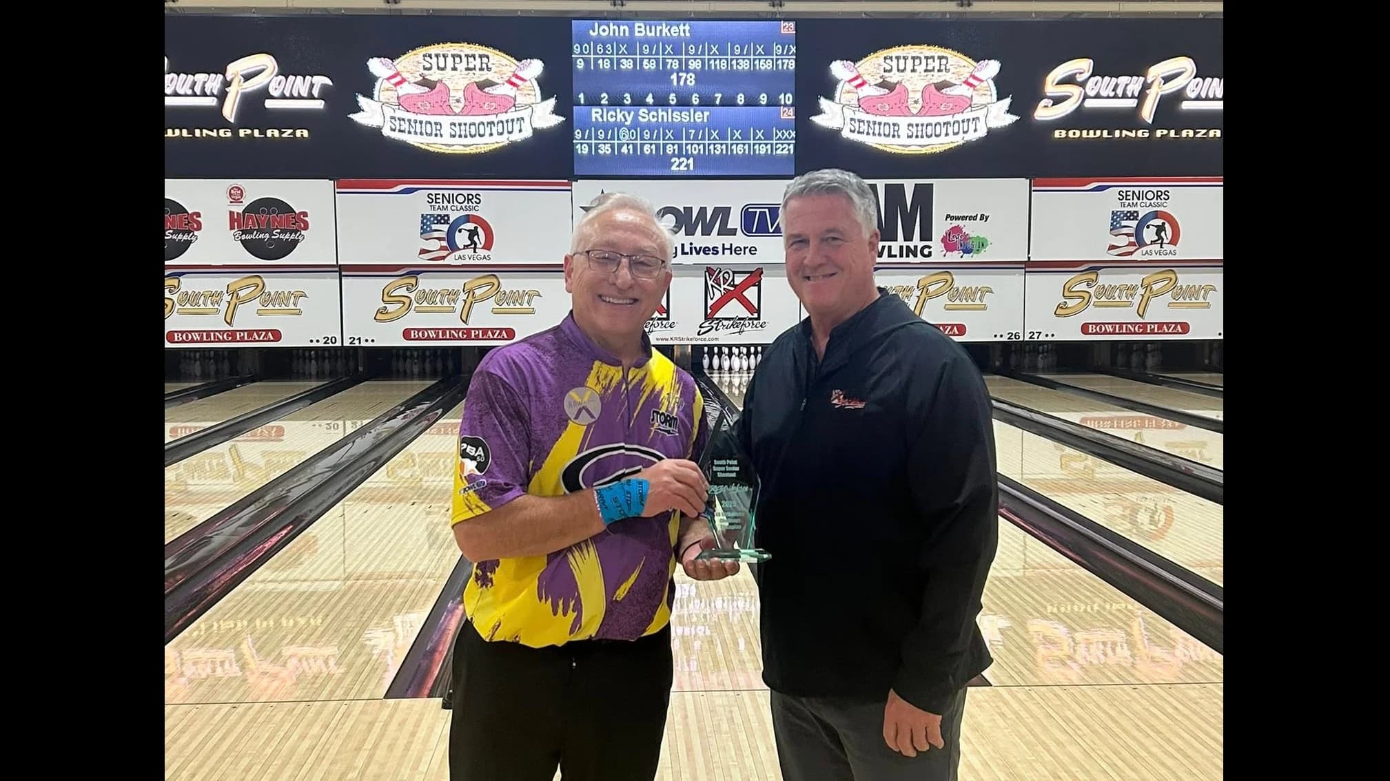 2-hander Ricky Schissler beats John Burkett to win 2025 South Point Super Senior Shootout KR Strikeforce Challenge