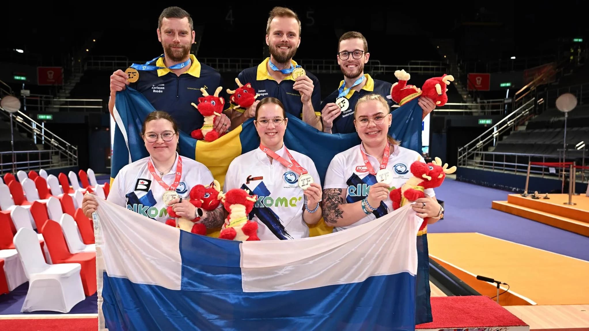 Swedish men, Finnish women win trios gold medals at 2025 IBF World Championships