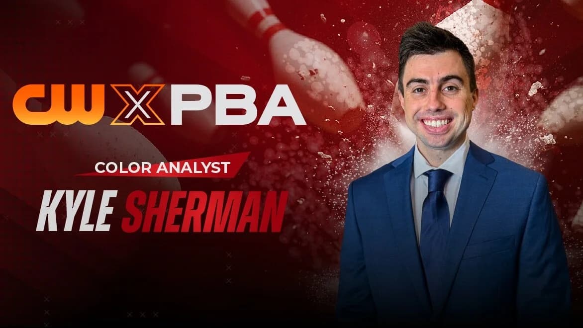 The CW confirms 11thFrame.com report, naming Kyle Sherman color analyst for 2026 PBA Tour broadcasts