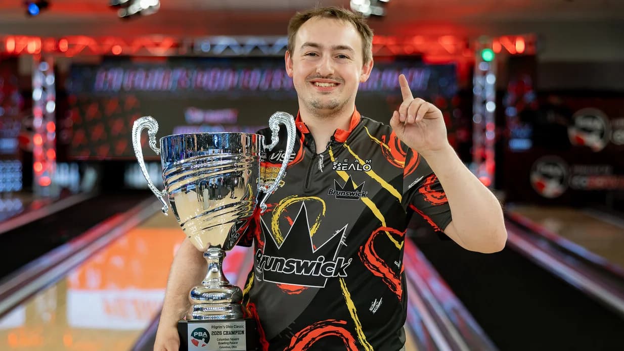 Spencer Robarge wins 2026 Pilgrim's PBA Ohio Classic for first title after thinking he’d thrown it away