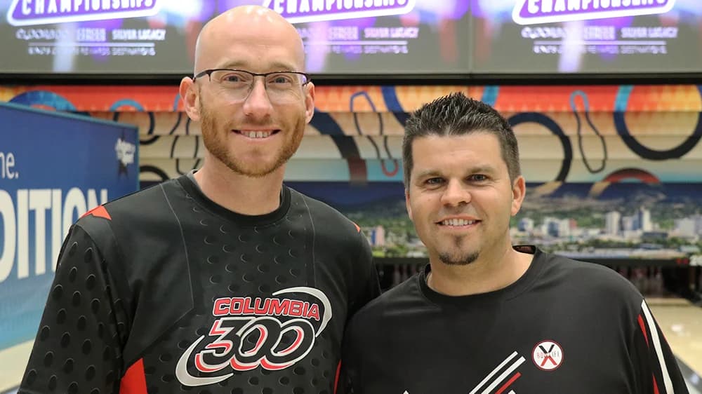 Retired PBA Tour champion Josh Blanchard fires 812, teams with Tim Simonis for doubles lead at 2026 USBC Open Championships
