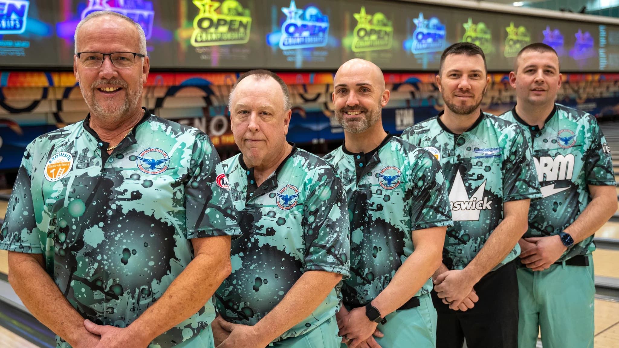 American Fleet Inc. # ONE of Springfield, Missouri closes strong in open-filled final game to edge into team lead at 2026 USBC Open Championships