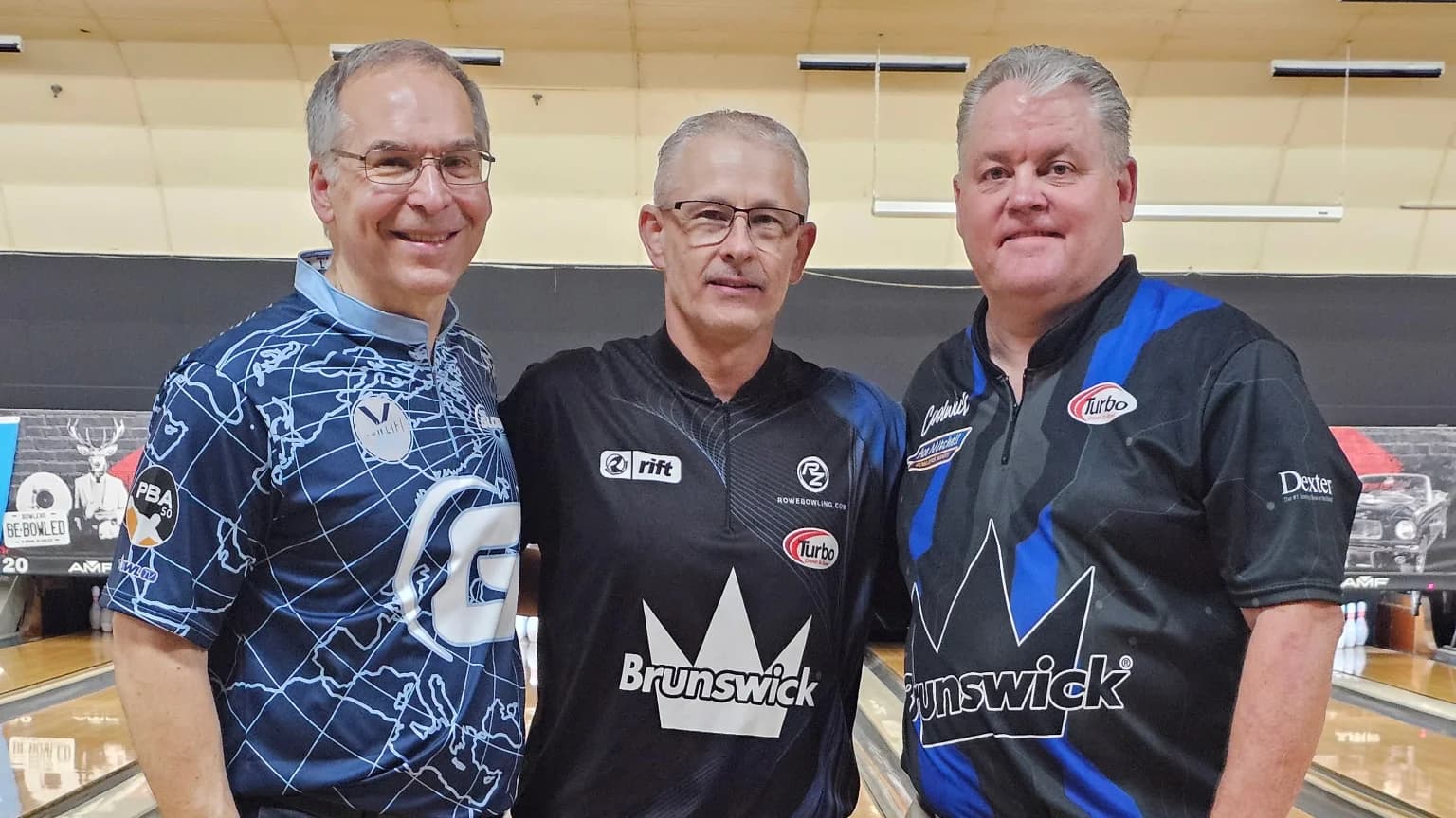 Jason Couch, Bill Rowe on top again in 2026 PBA50 Monacelli Championship, Jack Jurek joins them in TV finals; Couch, Rowe also lead 2026 PBA50 World Championship at PBA50 World Series of Bowling IV