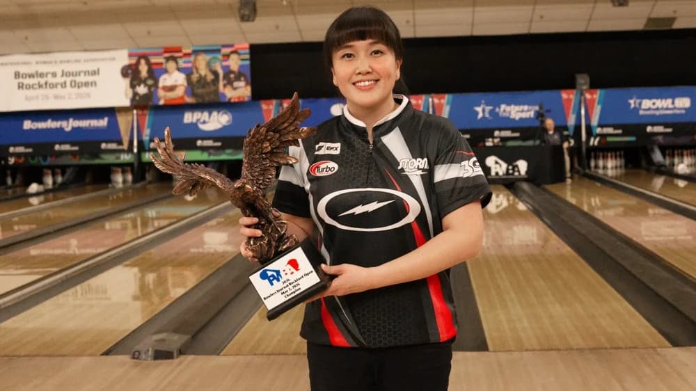 In battle of last two Players of the Year, Li Jane Sin beats New Hui Fen to win 2026 PWBA Bowlers Journal Rockford Open