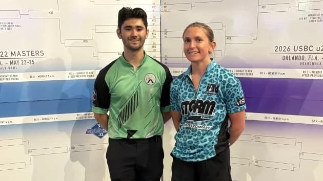 Aidan Furukawa, Melia Mitskavich lead after Day 1 of high-scoring 2026 USBC U22 Masters, U22 Queens
