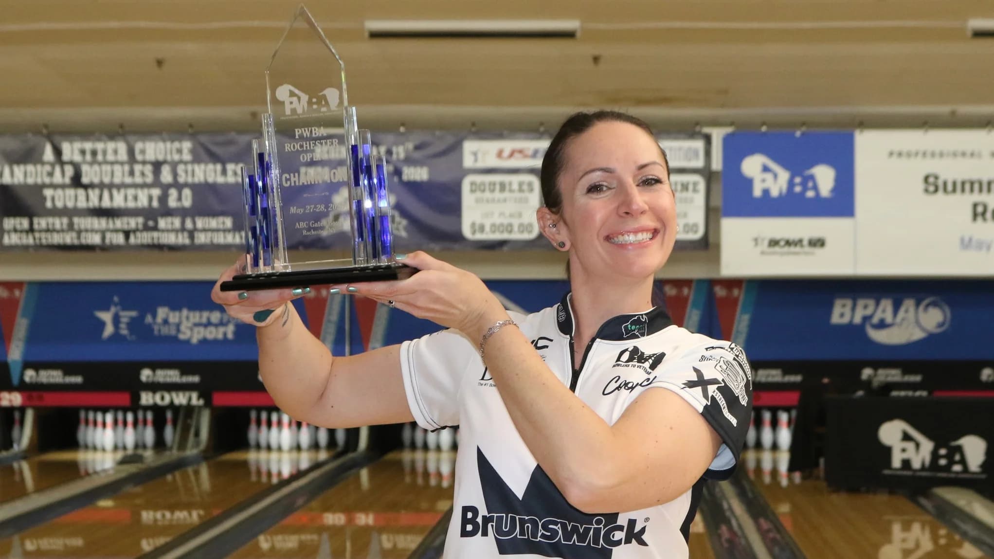 Stefanie Johnson makes it 2 straight at ABC Gates Bowl with win in 2026 PWBA Rochester Open that makes her title-eligible for USBC Hall of Fame