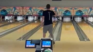 Dylan Macon fires 900 series at South Plains Lanes in Lubbock, Texas