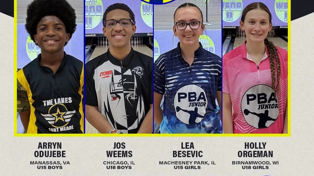 Arryn Odujebe, Lea Besevic, Charlie Katz win 2 titles, Wisconsin’s Holley Orgeman wins World Championship title at 2026 PBA Junior World Series of Bowling
