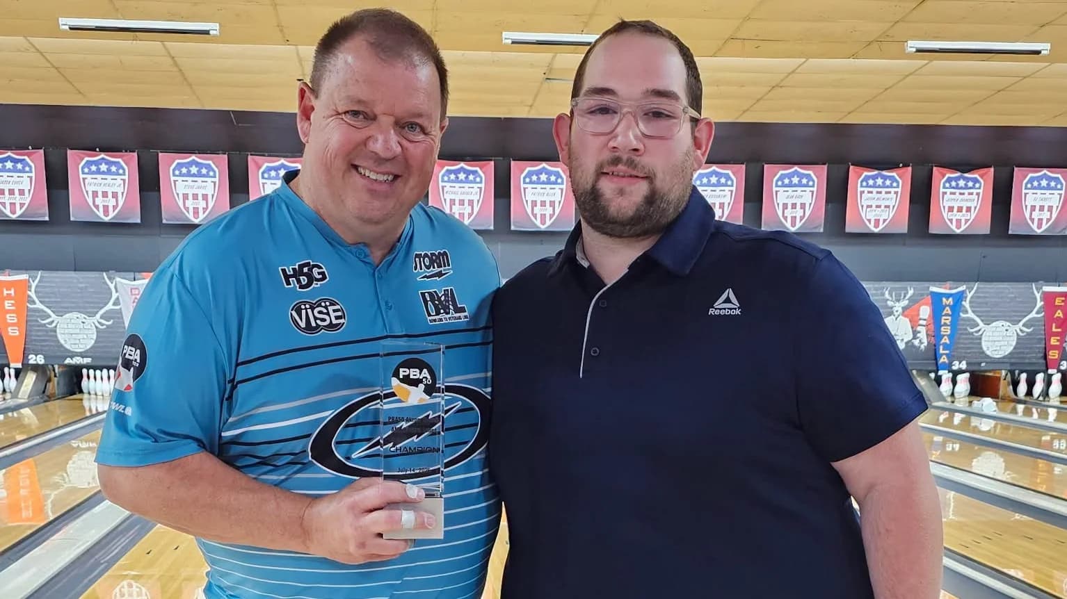 'Nobody wants to win that way,' Tom Hess says after breaks go his way in winning 2026 PBA50 Akron Classic