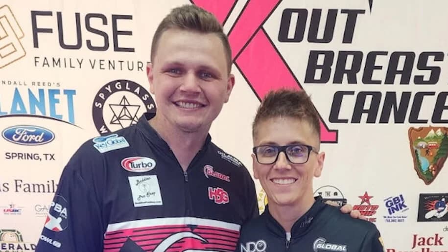 Andrew Anderson, Erin McCarthy stay on top after Day 2 to lead qualifying at 2026 Storm PBA-PWBA Striking Against Breast Cancer Mixed Doubles — aka The Luci