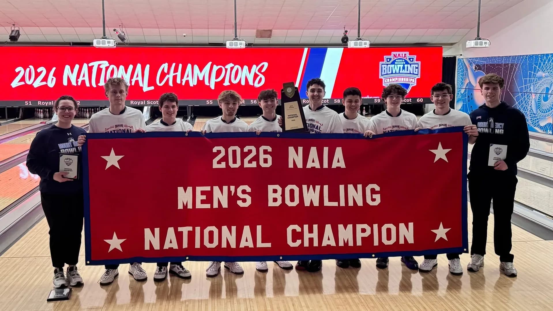 Mount Mercy (Iowa) men, Pikeville (Kentucky) women win titles at 2026 NAIA Bowling Championships