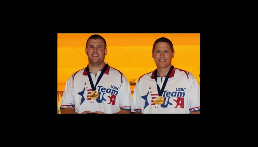 Team USA&rsquo;s John Szczerbinski, Chris Barnes nearly perfect in winning doubles gold medal at World Championships