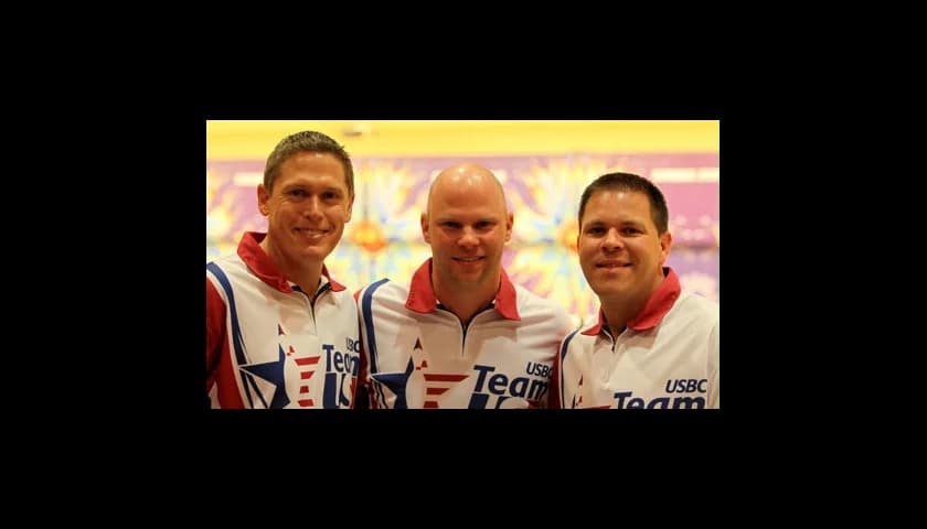 Team USA&rsquo;s Bill O'Neill, Tommy Jones, Chris Barnes lead first round of trios at World Championships
