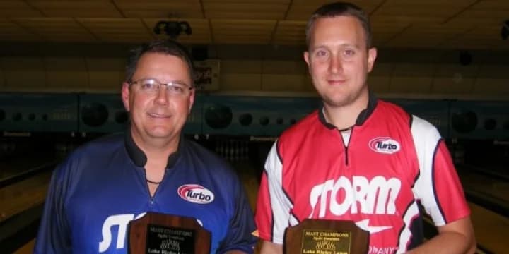 Gail Myers Jr., Derek Eoff win MAST doubles at Lake Ripley Lanes