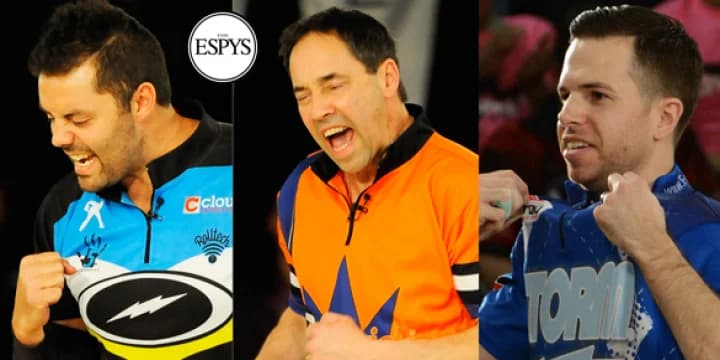 Jason Belmonte, Parker Bohn III, Mike Fagan are nominees for 2015 'Best Bowler' ESPY