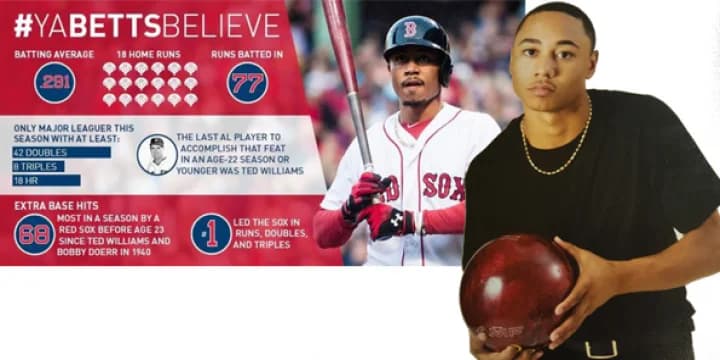 Boston Red Sox star Mookie Betts taking his inaugural World Series seriously — even though it’s not baseball