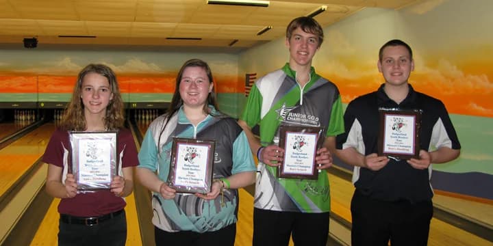 Andrew Olson, Hannah Yelk, Brody Way, Kylie Chandler take top spots in BYBT Masters at Village Lanes